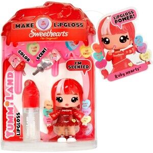 Yummiland x Sweethearts Collection Ruby Scented Hearts Lip Gloss Doll Valentines